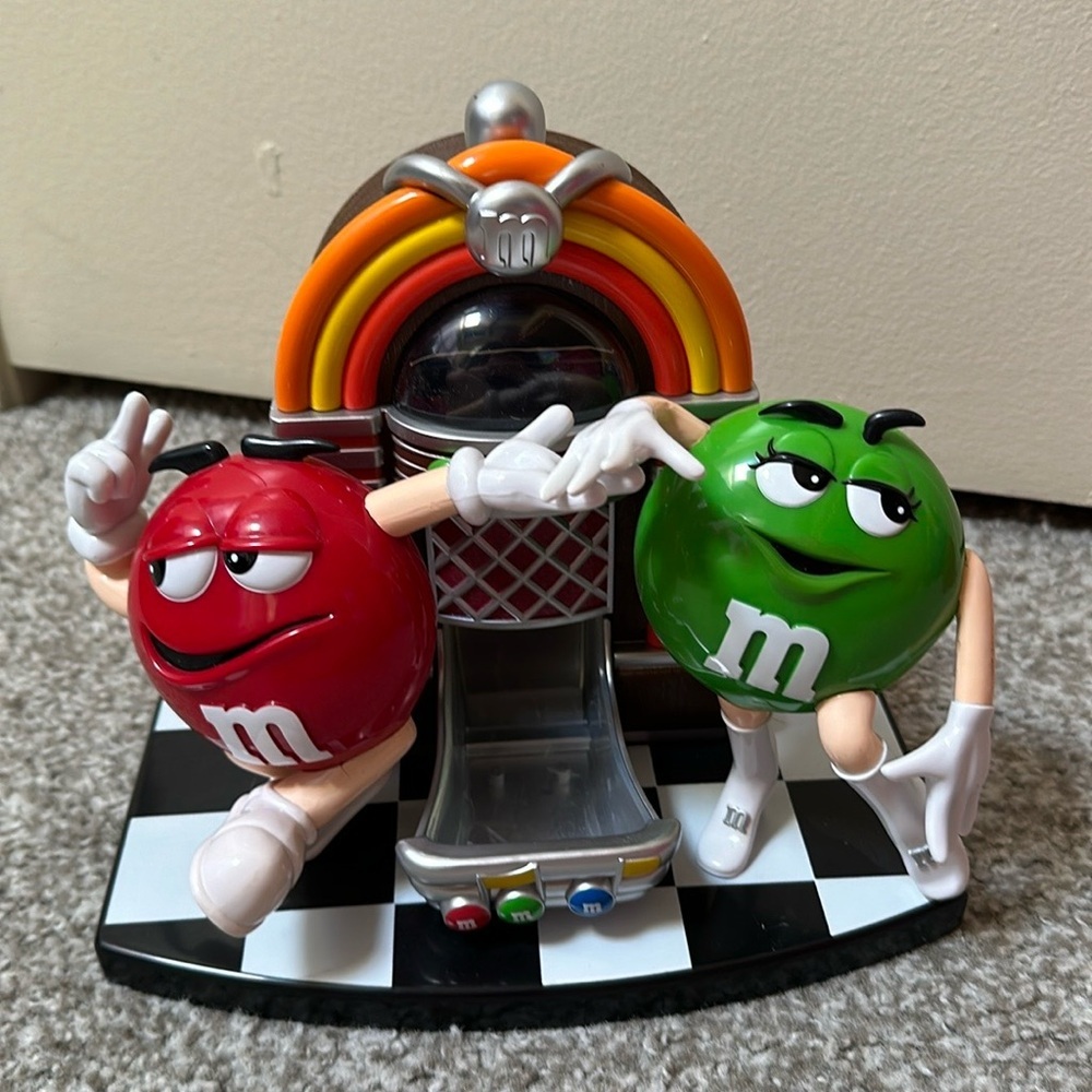 M&M'S Red and Green Candy Dispenser